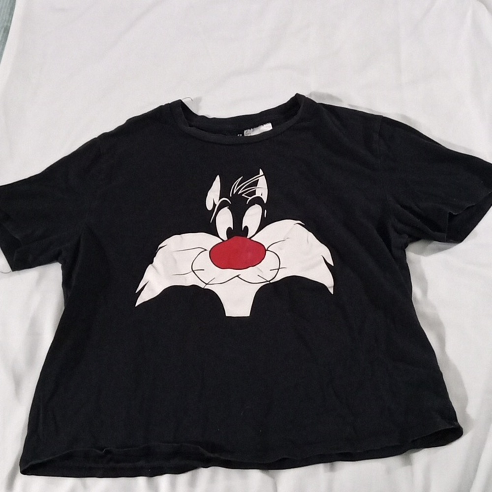 2/$20 Divided t shirt black print